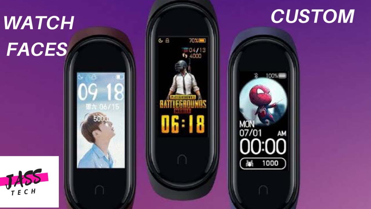 Mi Band 4 Custom Watch Faces | How to Use Custom Watch Face on Mi Band 4 | Mi Band 4 Hidden Features