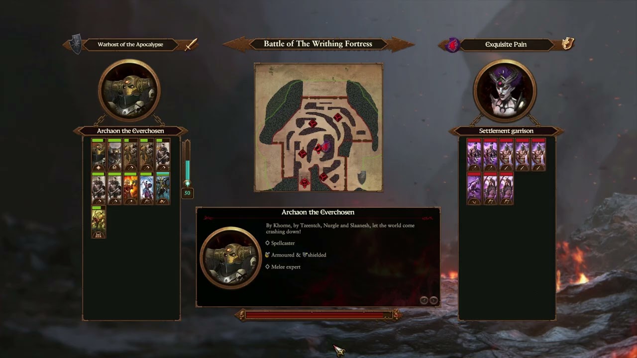 Warriors Of Chaos  lets play - Total War Warhammer 3 ,  Archaon The Everchosen E2