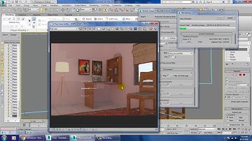 Tutorial on Modeling texturing and Lighting an interior in 3dsmax using Vray ( Part 11)