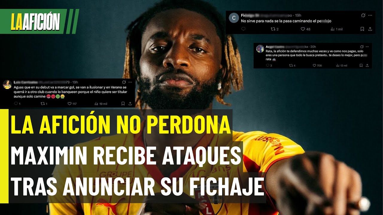 El Lens se manifiesta en redes sociales tras ataques a Saint-Maximin: "Es inaceptable"