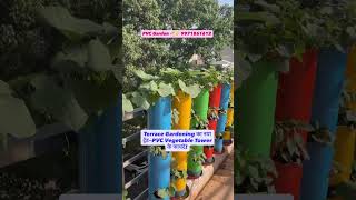 PVC Vegetable Tower के साथ करें smart gardening—balcony,