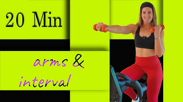 20 Min Indoor Cycling: Arms and Intervals