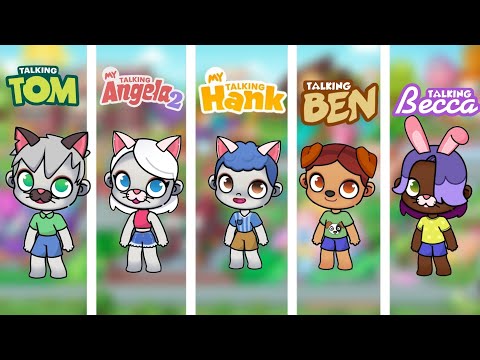 My Talking Tom Vs My Talking Angela Vs My Talking Hank Vs My Talking Ben Vs My Talking Becca