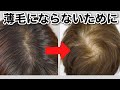 【薄毛】で悩まない方法はあるの?美容師が勧める正しい【薄毛対策!】