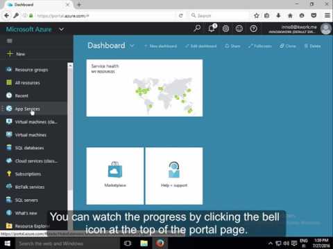 How to setup WordPress App from the Azure Marketplace