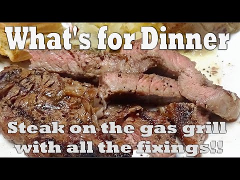 what's-for-dinner-on-a-hot-summer's-night?-grilled-ribeye-steak-with-the-fixings-yummm