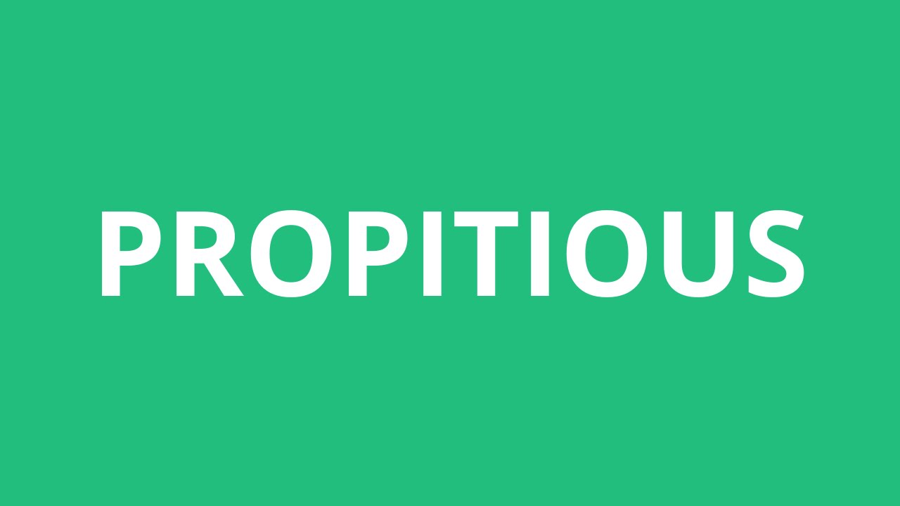 How To Pronounce Propitious Pronunciation Academy Youtube