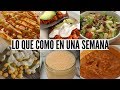 LO QUE COMO EN UNA SEMANA | VIDA VEGANA