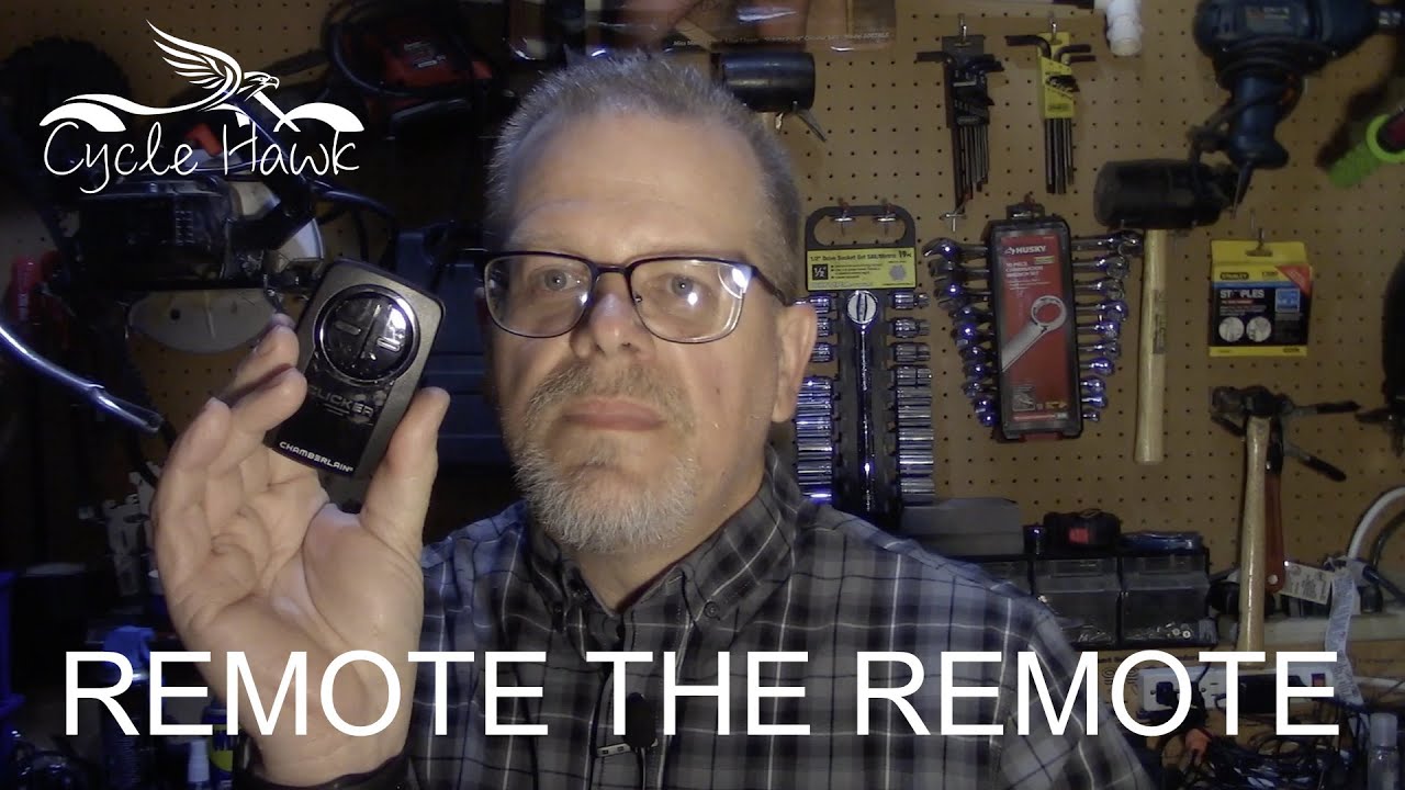 Remote The Remote - Mounting a garage door opener on a motorcycle