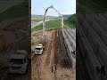 Bridge girders being cast using prestressed concrete!l #live