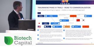 Faron Pharmaceuticals' Markku Jalkanen presents at the Biotech Capital Conference screenshot 1