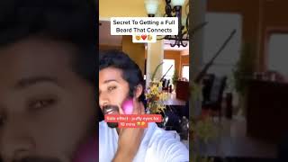 Secret To Getting A Full Beard That Connects 😎❤️👱‍♀️