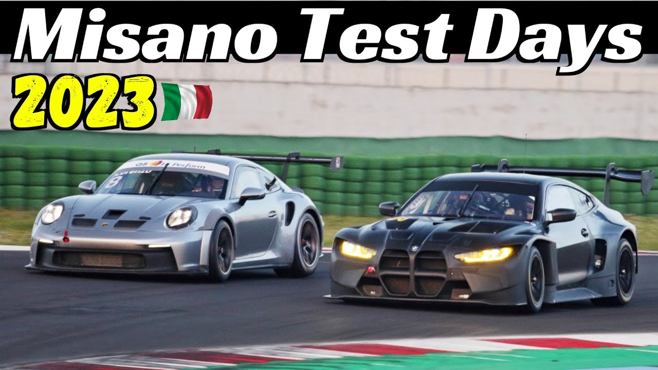 Kateyama Test Days at Misano Circuit, 2023 - BMW M4 GT3, Honda NSX GT3, Porsche 992 GT3 R & More!