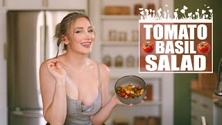 Tomato Basil Salad With Garden Tomatoes I Wolf Of The Wild