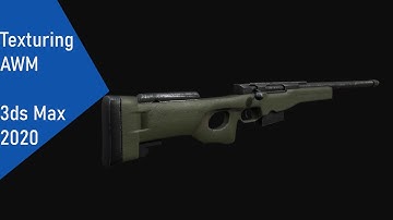 Texturing PUBG AWM - 3ds max tutorial final part