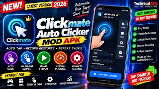 Clickmate – Auto Clicker Mod APK (Latest Version) 2026 | Auto Tap & Touch Automation | Full Review screenshot 3