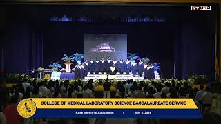 CPU COLLEGE OF MEDICAL LABORATORY SCIENCE 4TH BACCALAUREATE SERVICE