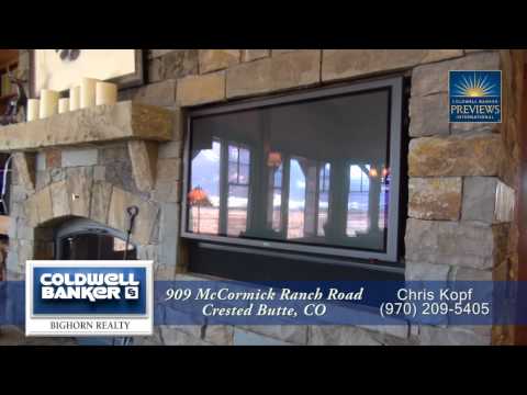 909 McCormick Ranch Road, Crested Butte, CO home video tour
