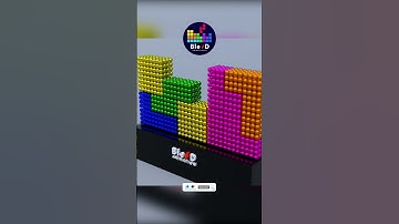 TETRIS MARBLES #shorts #tetris  #blender #puzzle #テトリス #тетрис #animation #satisfying #asmrsounds