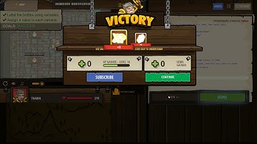 CODE COMBAT Ingredient Identification Level solved PYTHON