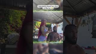 Hairstylist Shoot Her Shot At Marlon