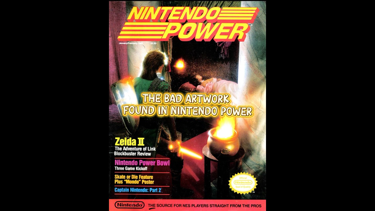 Bad Game Artwork as featured in retro magazines 