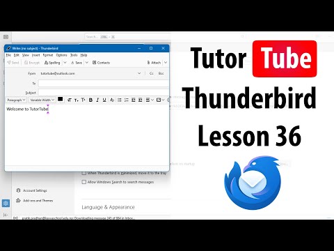 Thunderbird - Lesson 36 - Adding Signatures