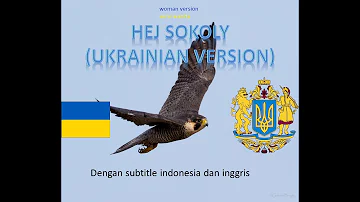 ukraine folk song with subtitle english and indonesia: hej sokoly ( woman version)