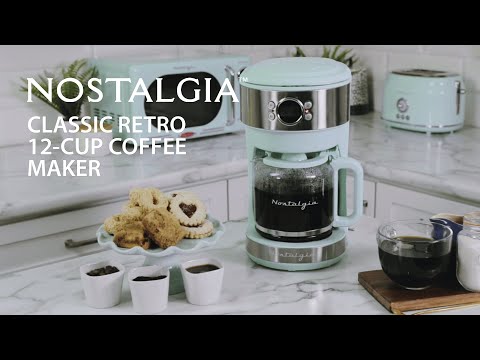 Nostalgia Clcof12saq Classic Retro 12 Cup Coffee Maker