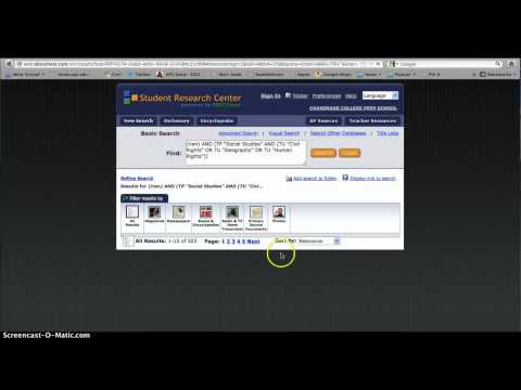 Sauter-Country Project-Student Research Center Database