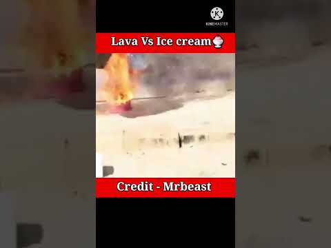 Lava Vs Ice Cream😱 @MrBeast @MR. INDIAN HACKER @Crazy XYZ #shorts #viral