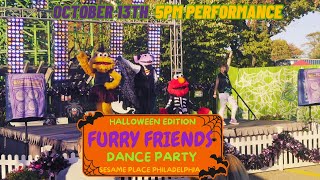 Furry Friends Halloween Dance Party October 13th 5PM Performance Sesame Place Spooktacular