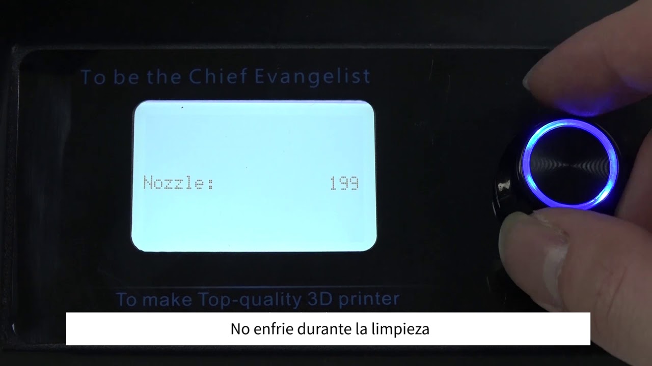 Curso de limpiar la boquilla por aguja CR20 Pro （Spanish） YouTube