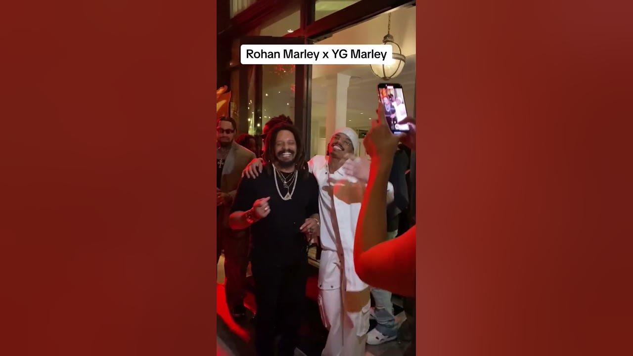 YG MARLEY with Rohan Marley (His Dad) Singing Together "Praise Jah in the Moonlight" #bobmarley