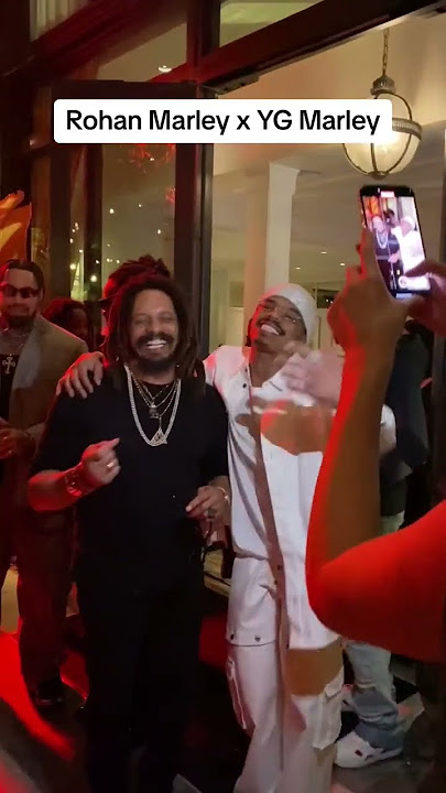 YG MARLEY with Rohan Marley (His Dad) Singing Together 'Praise Jah in the Moonlight' #bobmarley