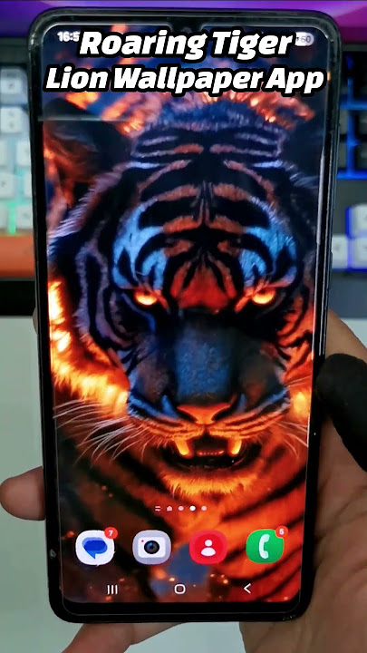 3d Tiger Live Wallpaper Android & iOS App #shorts