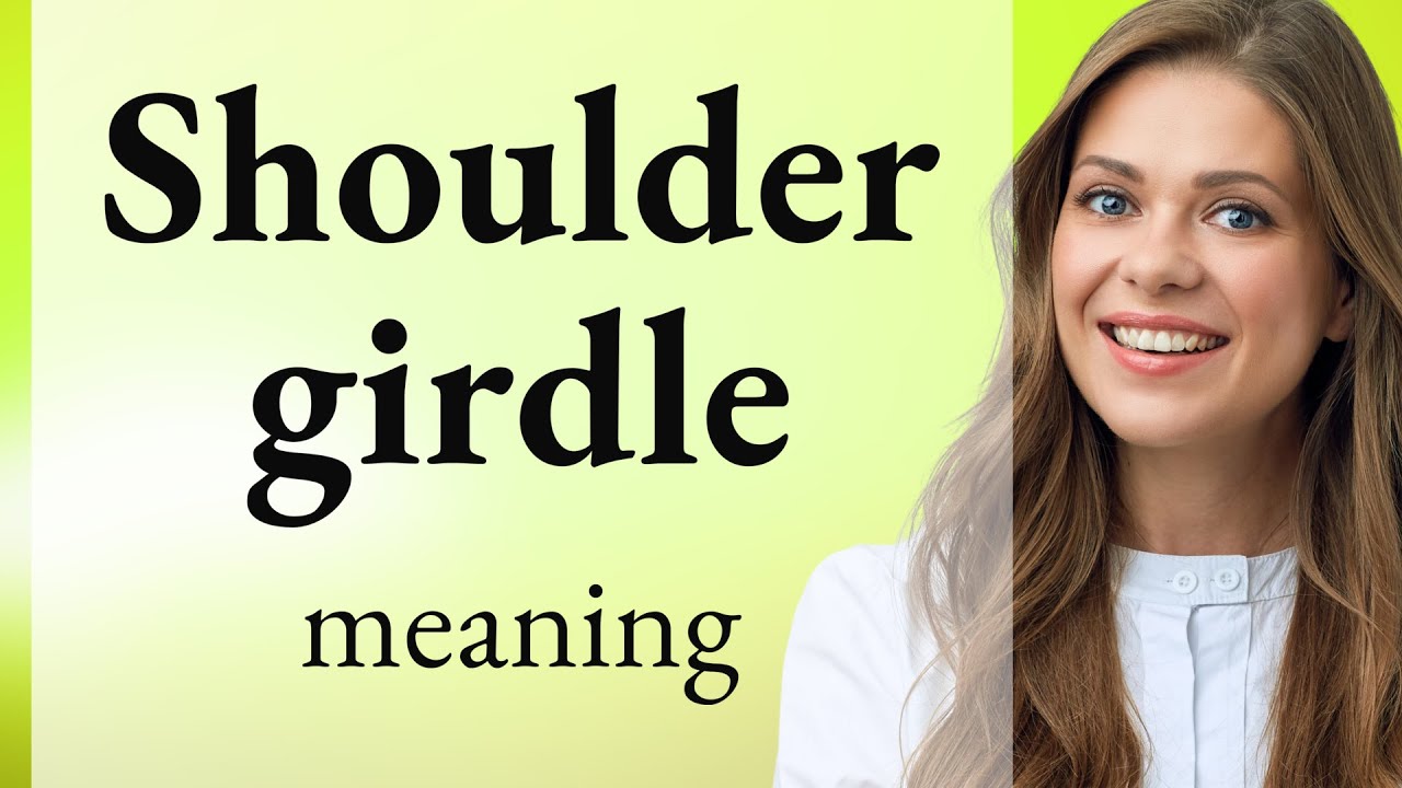 Shoulder girdle — definition of SHOULDER GIRDLE YouTube