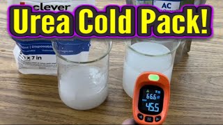 DIY Cold Pack with Urea in RamZland!❄️ NH2CONH2+H20 → 2NH3+CO2 #STEM #Science #STEMEducation