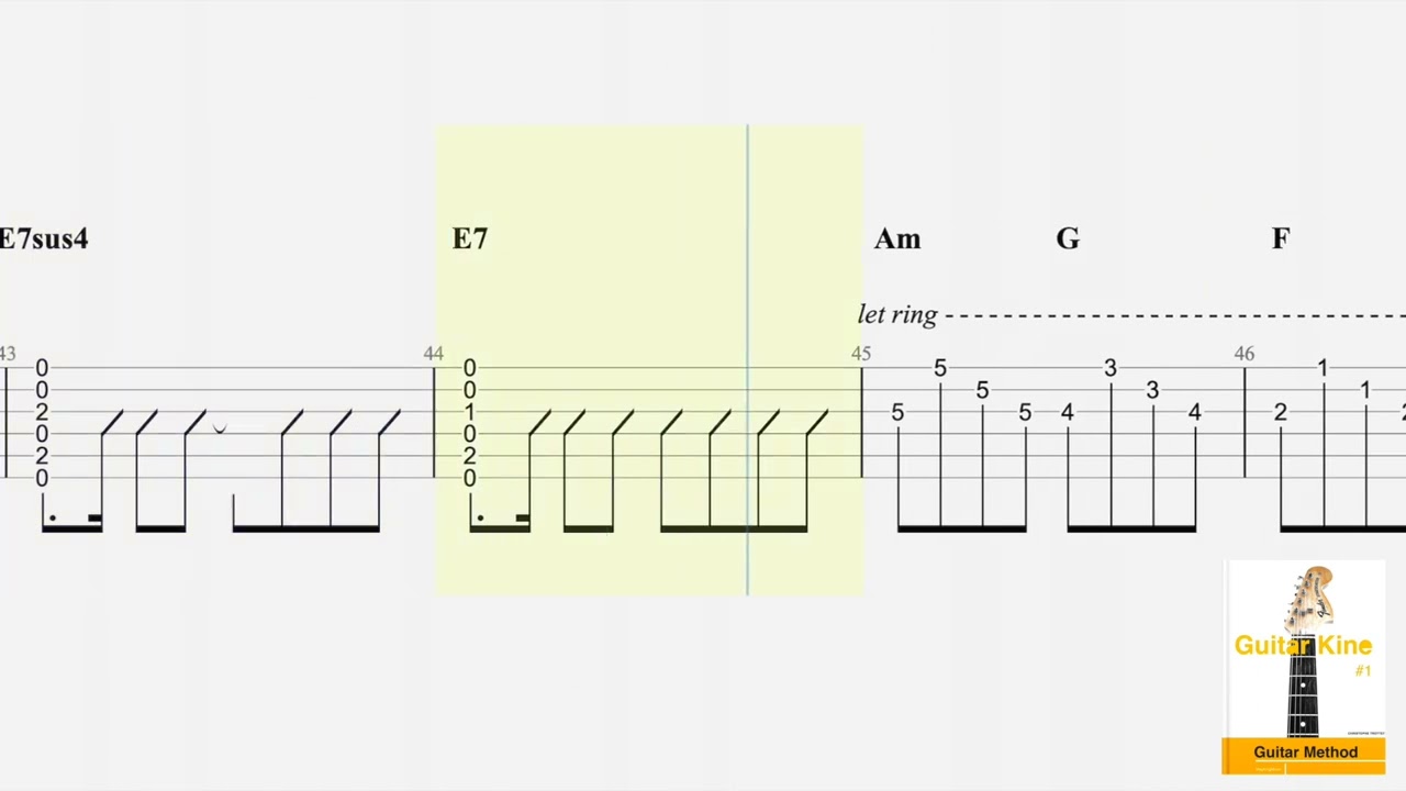 California Dreamin' -  Guitar Tuto