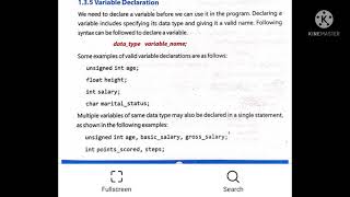 Variable Declared |variable initialization |Excessive |Computer science 10th  | Muhammad Haramain |