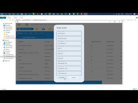 Practice Python Pandas and Numby easily(open and edit huge xlsx & csv files)