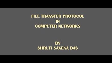 FILE TRANSFER PROTOTCOL || FTP || COMPUTER NETWORKS