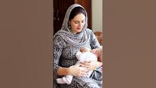 Beautiful Modern Village Girl Breast Feeding Vlog at Home #breastfeeding #motherandchild  #cutebaby