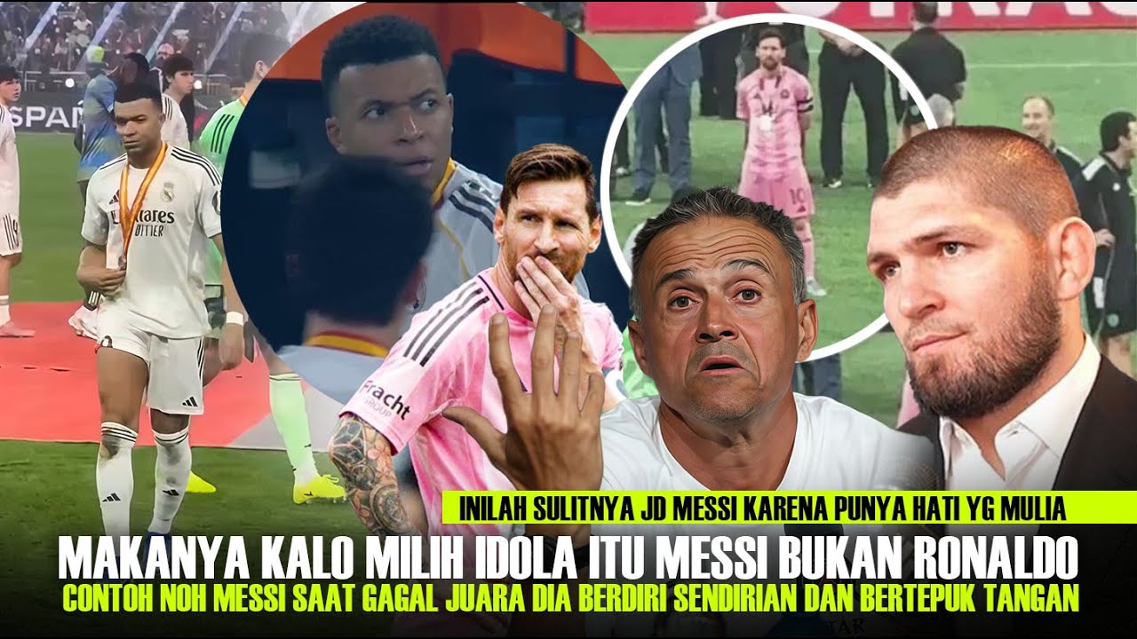Lihat & Contohlah Messi!! Khabib & Enrique Permalukan Mbappe usai Tak Hormati Lawan: Kamu Bukan GOAT