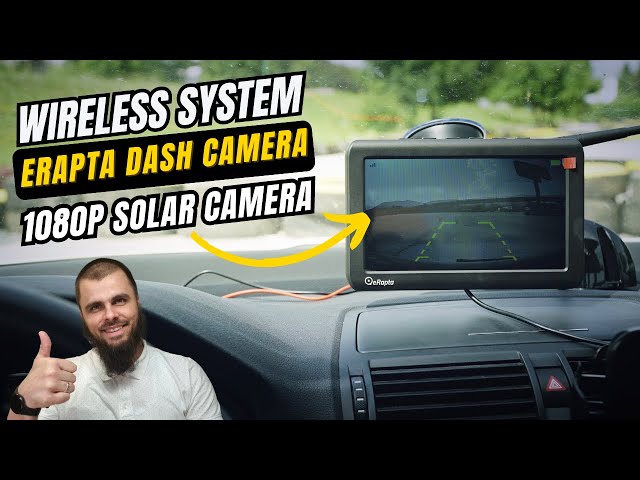 The best Dash camera that is Solar powered I Rapta Wireless Backup Camera I  7 1080P Monitor Review 