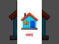 House Drawing for Kids #kidsdrawing #shorts