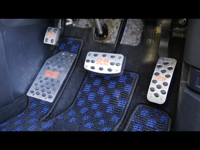 D:5 Delica: Upgrading the footwell with new pedals - YouTube