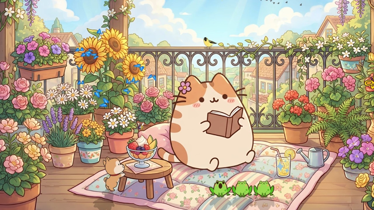 Watch Cat Blooming Balcony Morning 🌸 Sunny Garden Reading Time 📚Chill Lofi Beats for Study, Relax & Focus on YouTube Watch Cat Blooming Balcony Morning 🌸 Sunny Garden Reading Time 📚Chill Lofi Beats for Study, Relax & Focus on YouTube