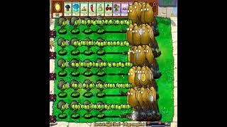 Gatling Pea Vs Zombies… Tall Nut Zombie couldn’t break through 😱🌱 #pvz #pvzshorts #plantsvszombies