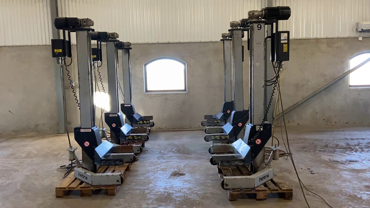 Fordonslyftar 6st Hetra RGZ 6-16x4 fordonslyftar 16A